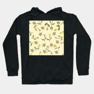 Floral Pattern Hoodie